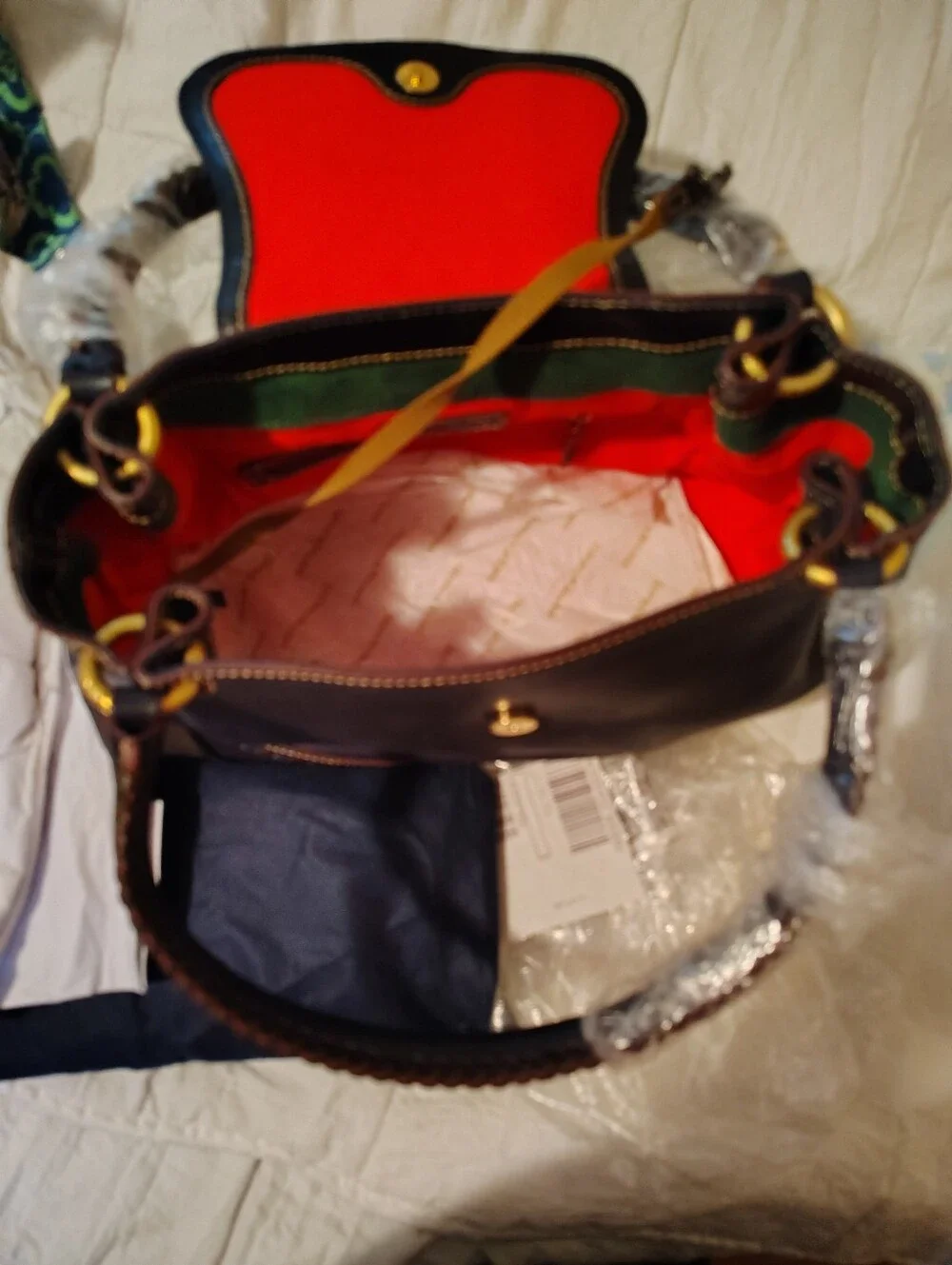Dooney & Bourke navy leather